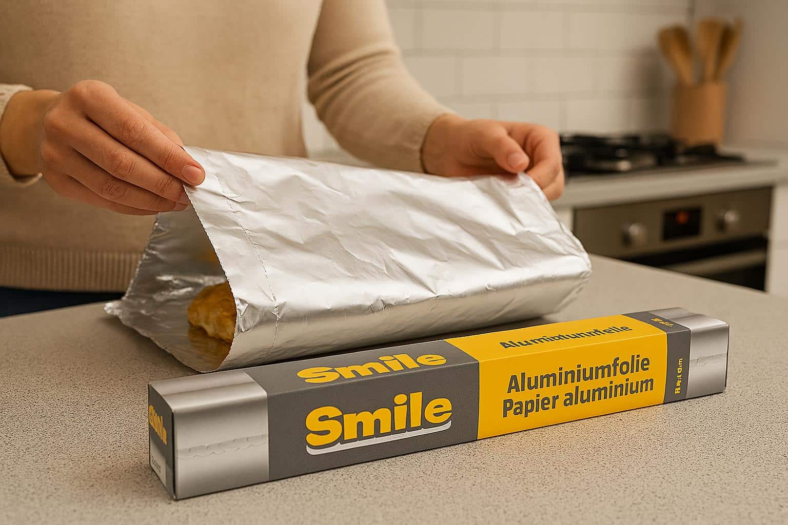 Smile, papier aluminium