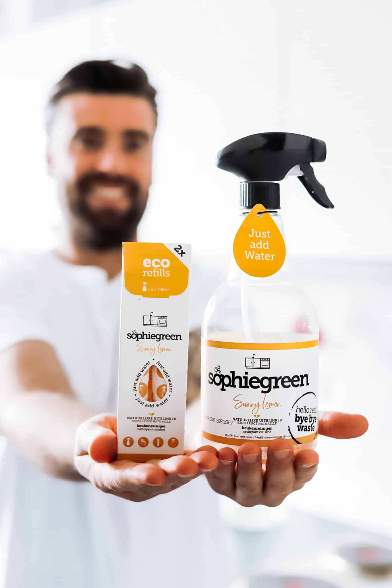 SophieGreen, durabilité, recharge, à base d'eau