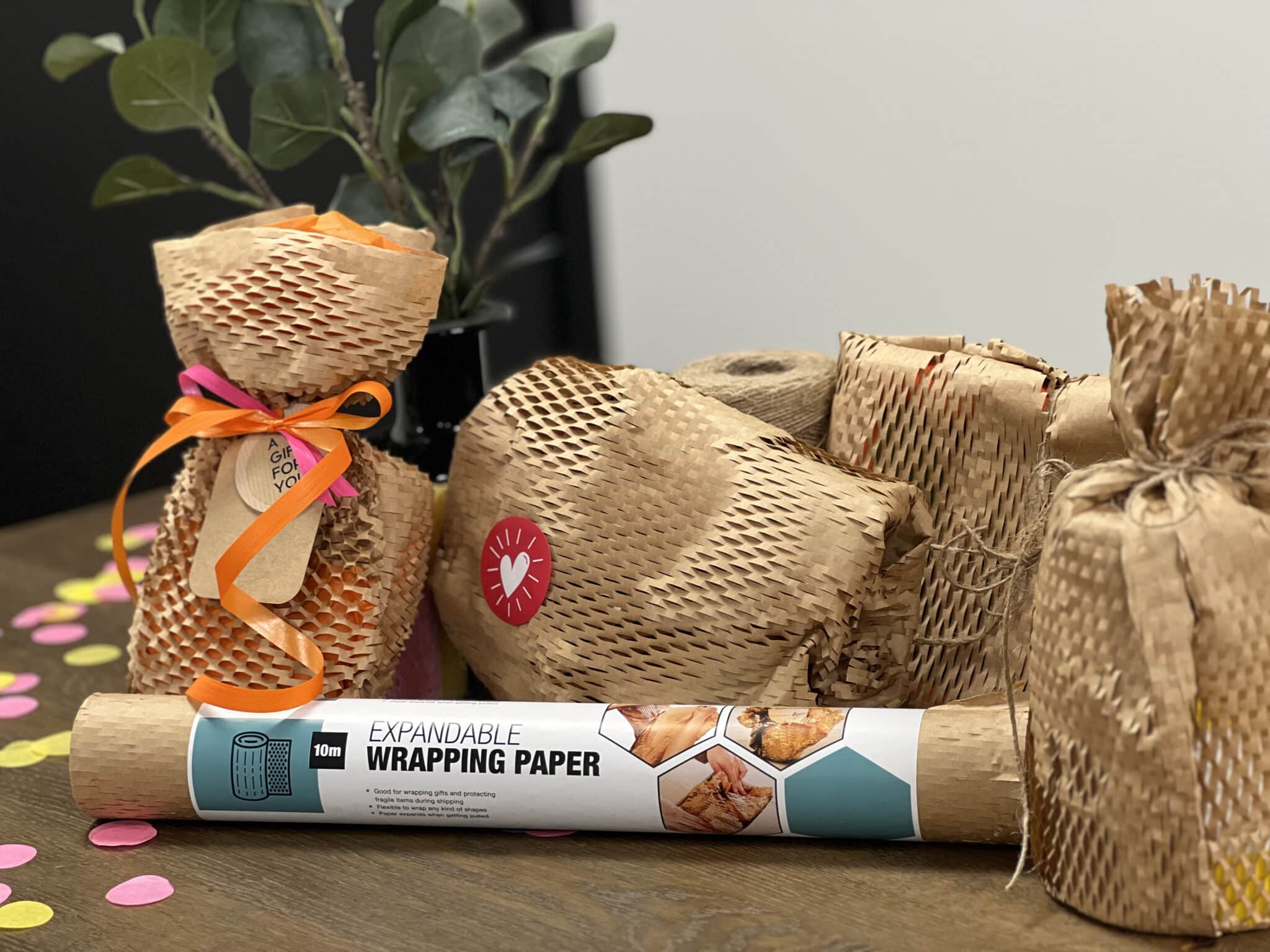 Expandable Wrapping Paper, honinggraadpapier, geschenk