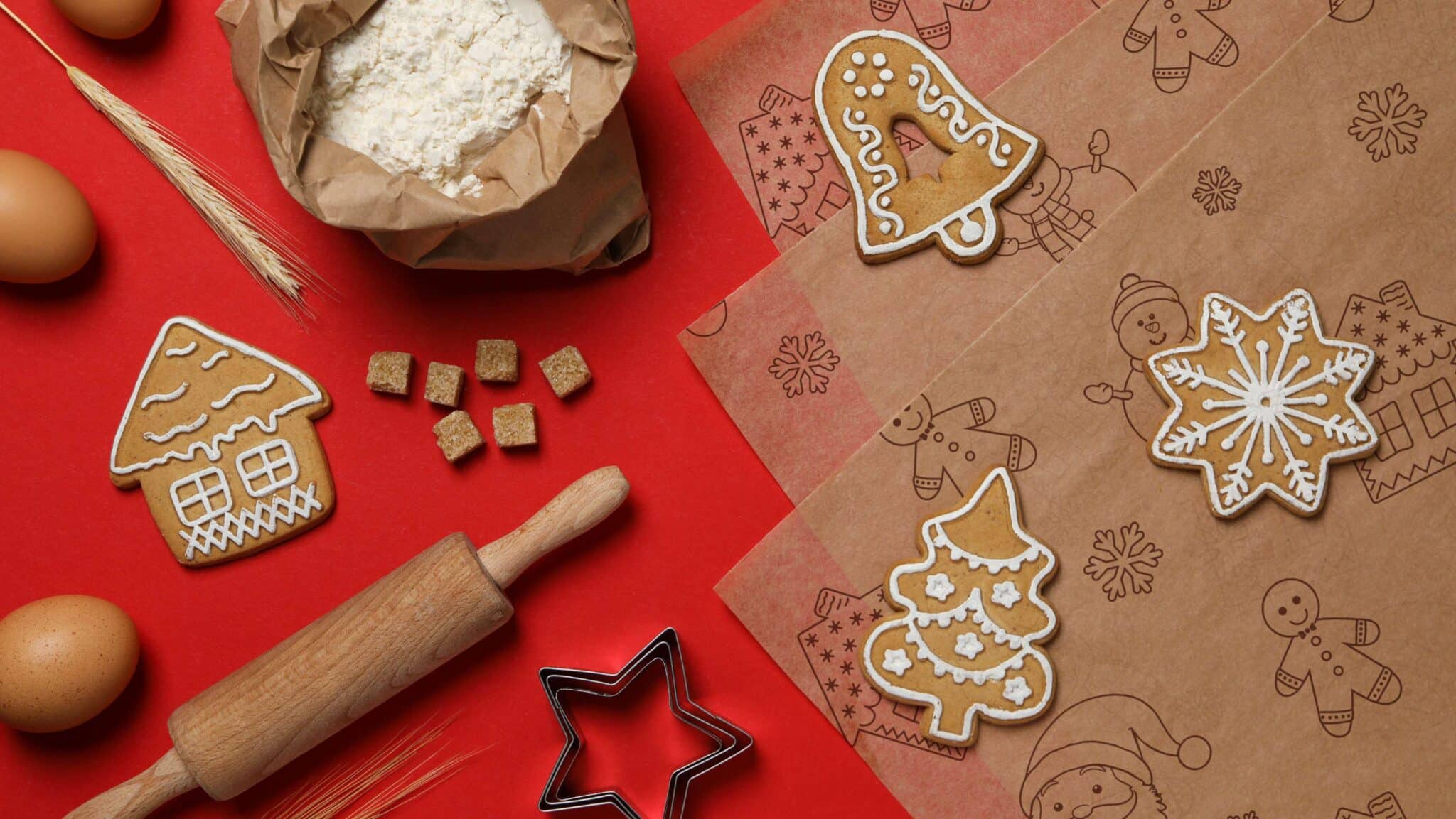 Xmas, Julia, Baking paper