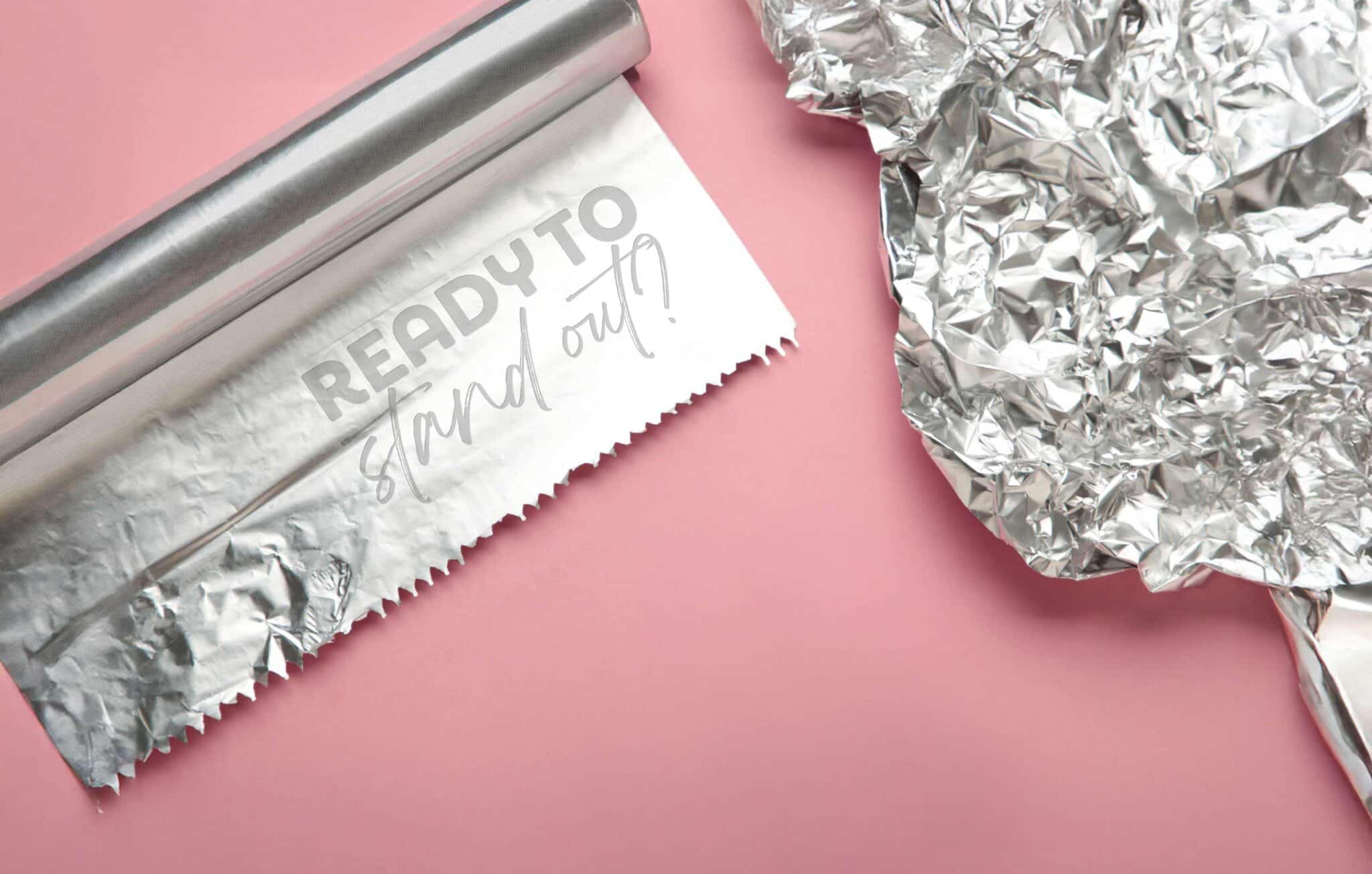 Embossed, aluminum foil,