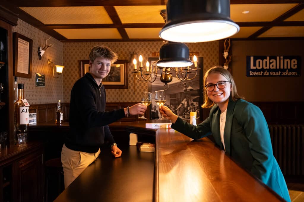 Praktikanten Finn und Rozemarijn