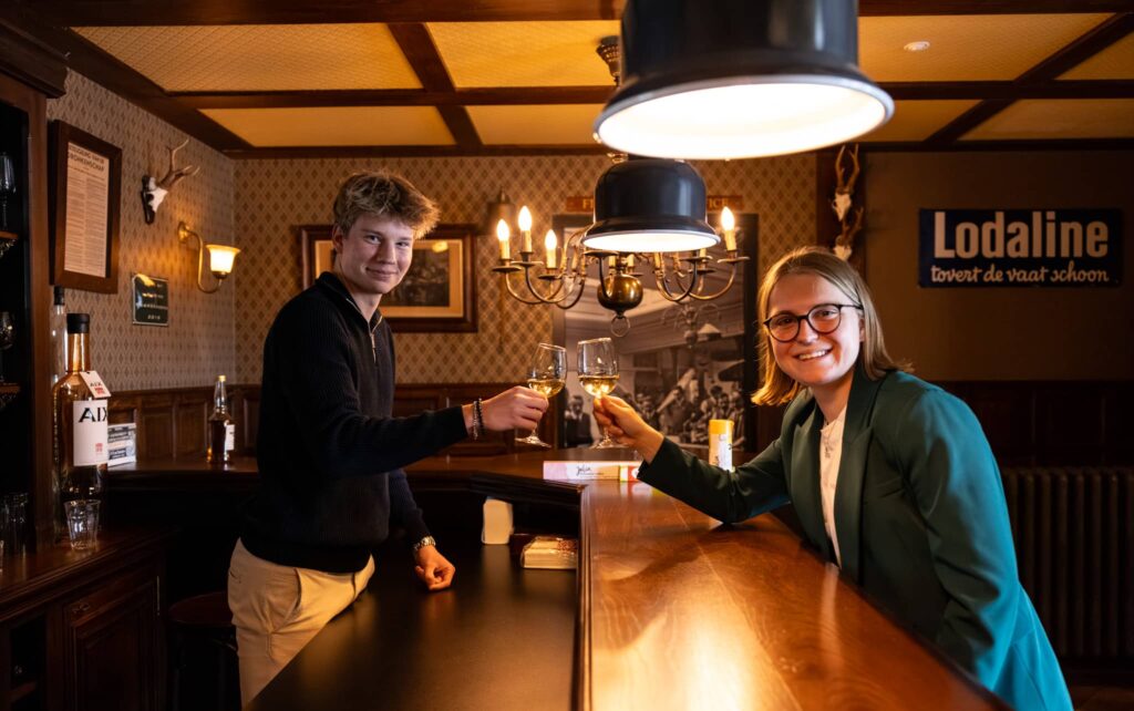 Stagiair Finn en Rozemarijn
